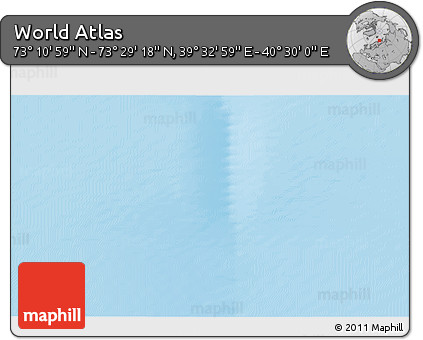 Physical 3D Map of the Area around 73° 20' 8" N, 40° 1' 29" E