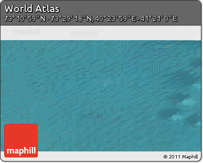 Satellite 3D Map of the Area around 73° 20' 8" N, 40° 52' 30" E
