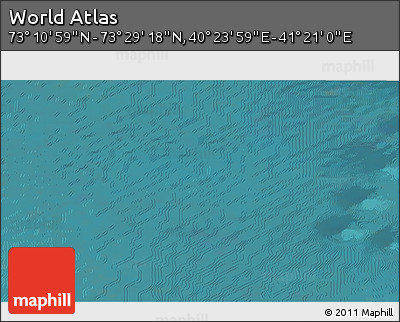 Satellite 3D Map of the Area around 73° 20' 8" N, 40° 52' 30" E