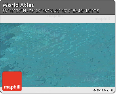Satellite 3D Map of the Area around 73° 20' 8" N, 41° 43' 30" E