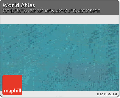 Satellite 3D Map of the Area around 73° 20' 8" N, 42° 34' 30" E