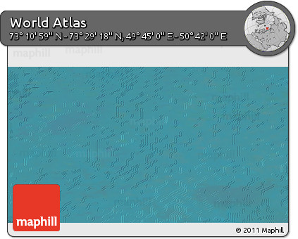Satellite 3D Map of the Area around 73° 20' 8" N, 50° 13' 30" E