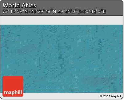 Satellite 3D Map of the Area around 73° 20' 8" N, 50° 13' 30" E