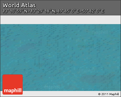 Satellite 3D Map of the Area around 73° 20' 8" N, 50° 13' 30" E