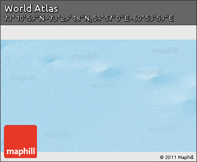 Physical 3D Map of the Area around 73° 20' 8" N, 60° 25' 29" E