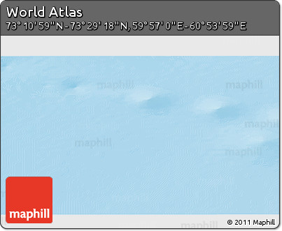 Physical 3D Map of the Area around 73° 20' 8" N, 60° 25' 29" E