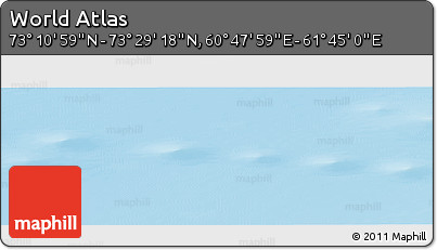 Physical Panoramic Map of the Area around 73° 20' 8" N, 61° 16' 29" E