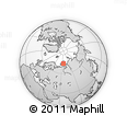 Outline Map of the Area around 73° 20' 8" N, 65° 31' 30" E, rectangular outline