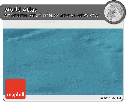 Satellite 3D Map of the Area around 73° 20' 8" N, 66° 13' 29" W
