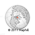Outline Map of the Area around 73° 20' 8" N, 70° 28' 29" W, rectangular outline