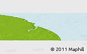 Physical Panoramic Map of the area around 73° 20' 8" N, 71° 28' 29" E