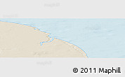 Shaded Relief Panoramic Map of the area around 73° 20' 8" N, 71° 28' 29" E