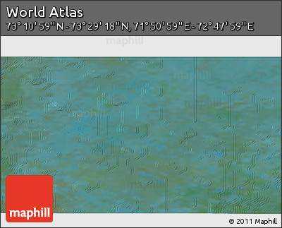 Satellite 3D Map of the Area around 73° 20' 8" N, 72° 19' 29" E