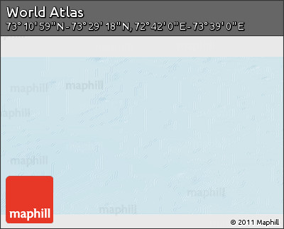 Physical 3D Map of the Area around 73° 20' 8" N, 73° 10' 30" E