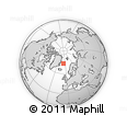Outline Map of the Area around 73° 20' 8" N, 7° 34' 30" W, rectangular outline