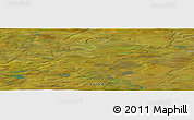 Satellite Panoramic Map of the area around 73° 20' 8" N, 97° 49' 29" E