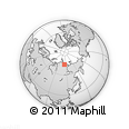 Outline Map of the Area around 73° 36' 29" N, 113° 58' 29" E, rectangular outline