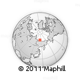Outline Map of the Area around 73° 36' 29" N, 143° 43' 29" E, rectangular outline