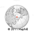 Outline Map of the Area around 73° 36' 29" N, 149° 40' 30" E, rectangular outline