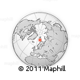 Outline Map of the Area around 73° 36' 29" N, 17° 4' 30" E, rectangular outline