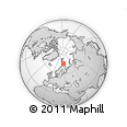 Outline Map of the Area around 73° 36' 29" N, 27° 16' 29" E, rectangular outline