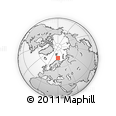 Outline Map of the Area around 73° 36' 29" N, 29° 49' 30" E, rectangular outline