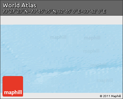 Physical 3D Map of the Area around 73° 36' 29" N, 33° 13' 30" E