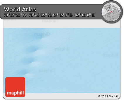 Physical 3D Map of the Area around 73° 36' 29" N, 41° 43' 30" E
