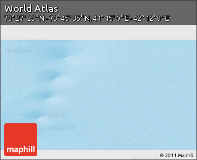 Physical 3D Map of the Area around 73° 36' 29" N, 41° 43' 30" E