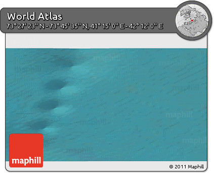 Satellite 3D Map of the Area around 73° 36' 29" N, 41° 43' 30" E