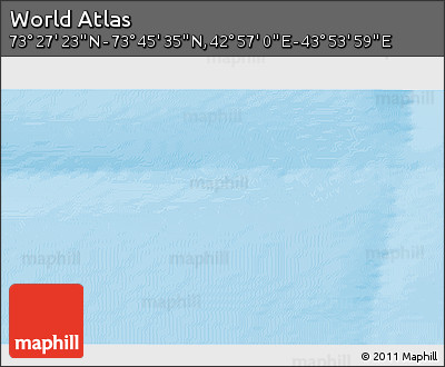 Physical 3D Map of the Area around 73° 36' 29" N, 43° 25' 29" E