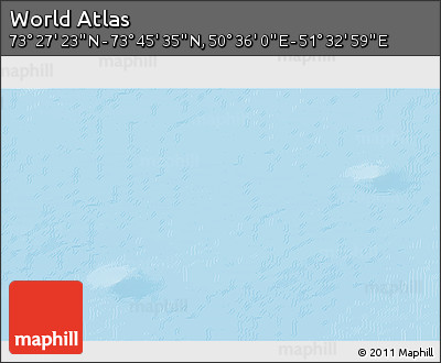 Physical 3D Map of the Area around 73° 36' 29" N, 51° 4' 30" E