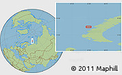 Savanna Style Location Map of the area around 73° 36' 29" N, 52° 46' 29" E