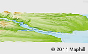 Physical Panoramic Map of the area around 73° 36' 29" N, 57° 1' 29" E