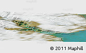 Satellite Panoramic Map of the area around 73° 36' 29" N, 57° 1' 29" E