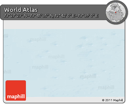 Physical 3D Map of the Area around 73° 36' 29" N, 73° 10' 30" E
