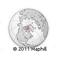 Outline Map of the Area around 73° 36' 29" N, 73° 1' 30" W, rectangular outline