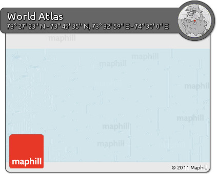 Physical 3D Map of the Area around 73° 36' 29" N, 74° 1' 30" E