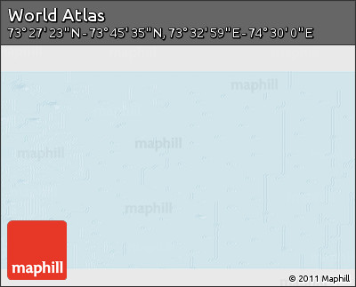 Physical 3D Map of the Area around 73° 36' 29" N, 74° 1' 30" E