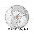 Outline Map of the Area around 73° 36' 29" N, 82° 22' 30" W, rectangular outline