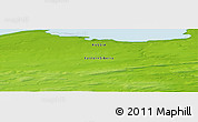 Physical Panoramic Map of the area around 73° 36' 29" N, 85° 4' 29" E