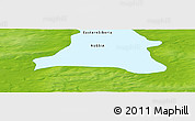 Physical Panoramic Map of the area around 73° 52' 43" N, 101° 13' 29" E