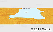 Political Panoramic Map of the area around 73° 52' 43" N, 101° 13' 29" E