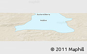 Shaded Relief Panoramic Map of the area around 73° 52' 43" N, 101° 13' 29" E