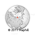 Outline Map of the Area around 73° 52' 43" N, 106° 19' 29" E, rectangular outline