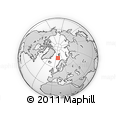 Outline Map of the Area around 73° 52' 43" N, 10° 16' 30" E, rectangular outline