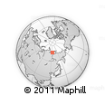 Outline Map of the Area around 73° 52' 43" N, 124° 10' 30" E, rectangular outline