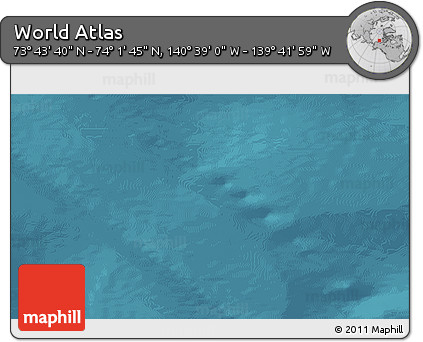 Satellite 3D Map of the Area around 73° 52' 43" N, 140° 10' 30" W