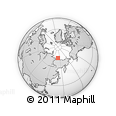 Outline Map of the Area around 73° 52' 43" N, 141° 10' 30" E, rectangular outline