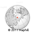 Outline Map of the Area around 73° 52' 43" N, 144° 34' 29" E, rectangular outline